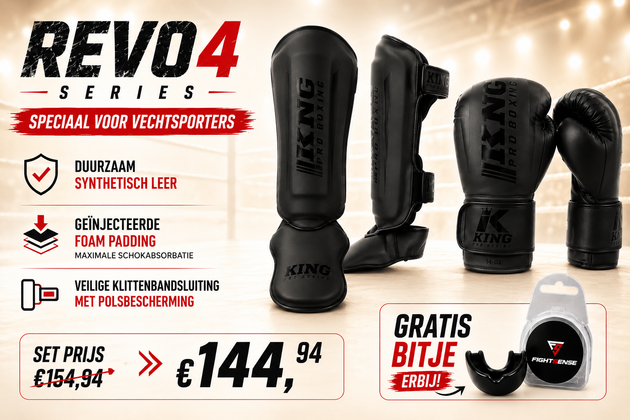 King Pro Boxing REVO 4 Fight Set zwart