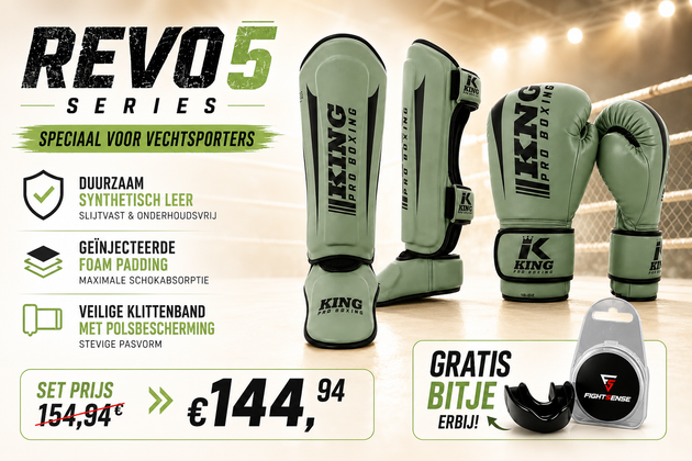 King Pro Boxing REVO 5 Fight Set groen