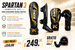 King Pro Boxing Spartan 3 Set Zwart/Goud + Gratis FightSense Bitje