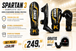 King Pro Boxing Spartan 3 Set Zwart/Goud + Gratis FightSense Bitje