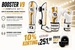 Booster Fight Gear V9 Fight Set wit goud