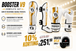 Booster Fight Gear V9 Fight Set wit goud
