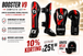 Booster Fight Gear V9 Fight Set zwart rood