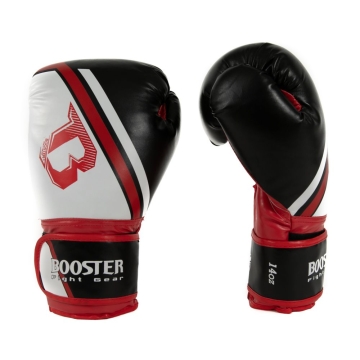 Booster Fight Gear BT Sparring V2: Rood-Zwart-Witte Bokshandschoenen Voor Beginners