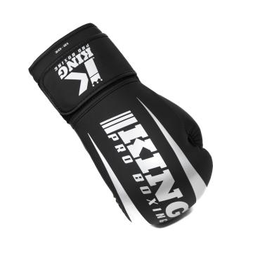 King Pro Boxing REVO 7 Bokshandschoenen - Zwart-Zilver
