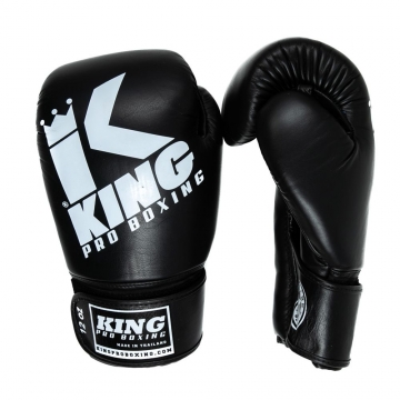King Pro Boxing Master Bokshandschoenen - Zwart-Wit