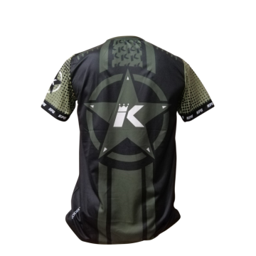 King Pro Boxing - tshirt - STAR VINTAGE KAKI TEE - kids - zwart - groen