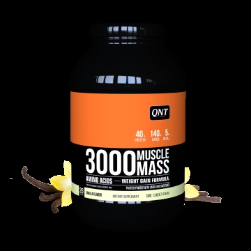 QNT-MUSCLE MASS 3000-Eiwitten-Weight gainer-Vanille