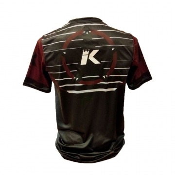 King Pro Boxing Stormking 2 T-shirt: Stijlvol in Zwart-Bordeaux  Rood