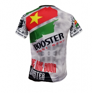 Booster Fight Gear Suriname shirt wit-rood-groen